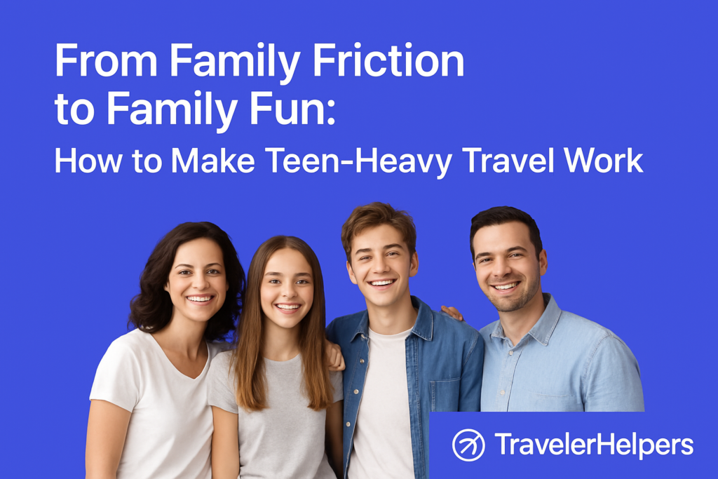 Family Friction to Family Fun: How to Make Teen-Heavy Travel Work Family Friction to Family Fun: How to Make Teen-Heavy Travel Work