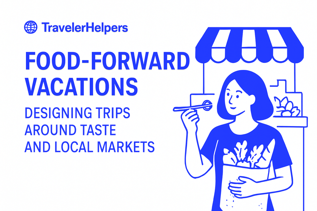 Food-Forward Vacations: Designing Trips Around Taste and Local Markets